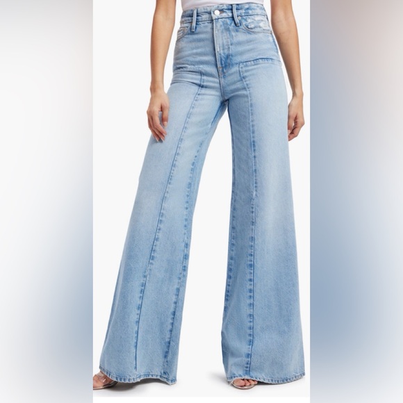 Good American Denim - Good American Good Waist Palazzo Jeans